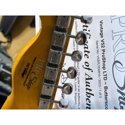 Vintage Guitars V54 ProShop Butterscoth Blonde 1of 3 (Custom Shop Made in UK )