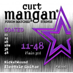 Curt Magan 11-48 Nickel Wound COATED Electric Guitar String Set
