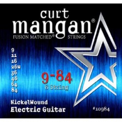 Curt Mangan Nickel Wound 9-84 8-String Electric Guitar Strings