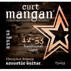 Curt Magan 12-53 Phosphor Bronze Traditional Light Acoustic Guitar String Set