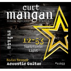 Curt Magan 12-53 80/20 Traditional Light Acoustic Guitar Set