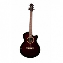 SL29CEQWRS - Guitarra Electroacustica Apx Rojo-Vino  - Ashton
