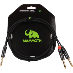 MAM-LINES-JS62J - CABLE MAMMOTH DE JACK STEREO A DOS JACK MONO