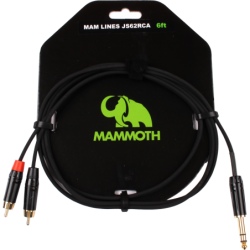MAM-LINES-JS62RCA- CABLE MAMMOTH DOS RCA A JACK STEREO