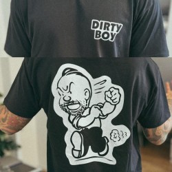 Dirty Boy TEE ( L Size ) Camiseta Negra