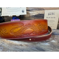 BLUE BELL STRAPS  ARTISAN ZOZO 73 Two Tone Aniline Colors Custom Shop for Al’s Music Factory