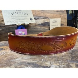 BLUE BELL STRAPS  ARTISAN ZOZO 73 Two Tone Aniline Colors Custom Shop for Al’s Music Factory