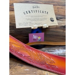 BLUE BELL STRAPS  ARTISAN ZOZO 73 Two Tone Aniline Colors Custom Shop for Al’s Music Factory