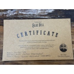 BLUE BELL STRAPS  ARTISAN ZOZO 73 Two Tone Aniline Colors Custom Shop for Al’s Music Factory