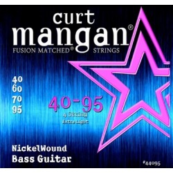 Curt Mangan 40-95 Nickel Wound Extra Light Bass