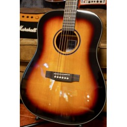 Stonewood Guitars DN TSB w/ Fishman Preamp GT 2 Tobacco Sunb BUNDLE ( Metronomo+ Capo)