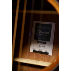 Stonewood Guitars DN TSB w/ Fishman Preamp GT 2 Tobacco Sunb BUNDLE ( Metronomo+ Capo)