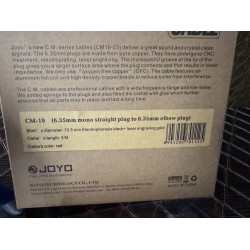 CM-19 - CABLE PROFESIONAL JOYO 3 M. RECTO - ACODADO