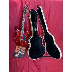 Hagstrom '67 Viking II WCT Wild Cherry Trans (Elvis Comeback Special 68) Original Case H65 HAG Pack Exclusivo Al´s Music Factory