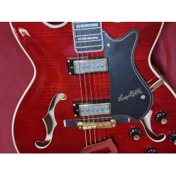 Hagstrom '67 Viking II WCT Wild Cherry Trans (Elvis Comeback Special 68) Original Case H65 HAG Pack Exclusivo Al´s Music Factory