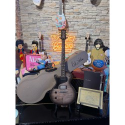 Nik Huber LEFT HANDED ZURDA GAUCHER  KRAUSTER II “ Custom Shop” KORINA & Super Flame Top 2016 Charcoal Black