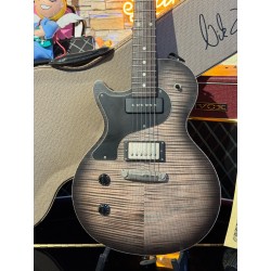 Nik Huber LEFT HANDED ZURDA GAUCHER  KRAUSTER II “ Custom Shop” KORINA & Super Flame Top 2016 Charcoal Black