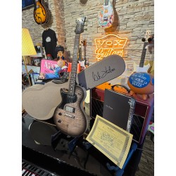 Nik Huber LEFT HANDED ZURDA GAUCHER  KRAUSTER II “ Custom Shop” KORINA & Super Flame Top 2016 Charcoal Black