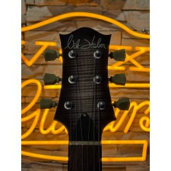 Nik Huber LEFT HANDED ZURDA GAUCHER  KRAUSTER II “ Custom Shop” KORINA & Super Flame Top 2016 Charcoal Black