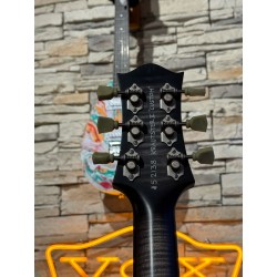 Nik Huber LEFT HANDED ZURDA GAUCHER  KRAUSTER II “ Custom Shop” KORINA & Super Flame Top 2016 Charcoal Black