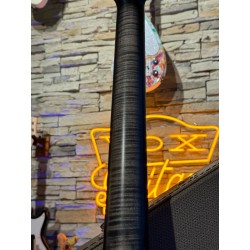 Nik Huber LEFT HANDED ZURDA GAUCHER  KRAUSTER II “ Custom Shop” KORINA & Super Flame Top 2016 Charcoal Black