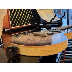 Nik Huber LEFT HANDED ZURDA GAUCHER  KRAUSTER II “ Custom Shop” KORINA & Super Flame Top 2016 Charcoal Black