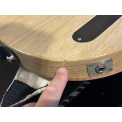 Nik Huber LEFT HANDED ZURDA GAUCHER  KRAUSTER II “ Custom Shop” KORINA & Super Flame Top 2016 Charcoal Black