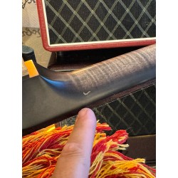 Nik Huber LEFT HANDED ZURDA GAUCHER  KRAUSTER II “ Custom Shop” KORINA & Super Flame Top 2016 Charcoal Black