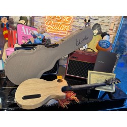 Nik Huber LEFT HANDED ZURDA GAUCHER  KRAUSTER II “ Custom Shop” KORINA & Super Flame Top 2016 Charcoal Black