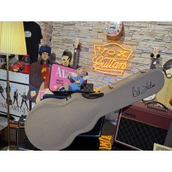 Nik Huber LEFT HANDED ZURDA GAUCHER  KRAUSTER II “ Custom Shop” KORINA & Super Flame Top 2016 Charcoal Black