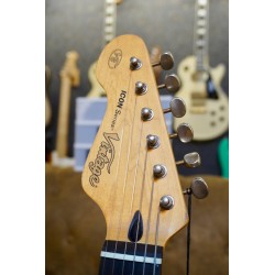 VINTAGE GUITARS LEFT HANDED V6 HSS ICON - DISTRESSED LAGUNA