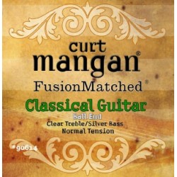 Curt Mangan Ball-End Normal Tension Classic (Clear/Silver)