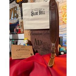 BLUE BELL STRAPS ARTISAN SNAKE MID BROWN BRUSH Al’s Music Exclusive ( Only 4 Units Worldwide) ONLY ONE AVIABLE