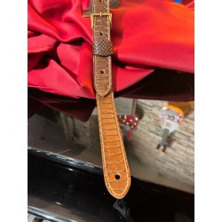 BLUE BELL STRAPS ARTISAN SNAKE MID BROWN BRUSH Al’s Music Exclusive ( Only 4 Units Worldwide) ONLY ONE AVIABLE