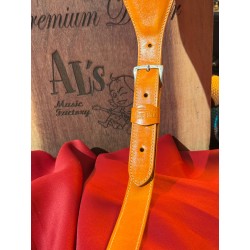 BLUE BELL STRAPS ARTISAN ORANGE STAIN CUSTOM for Al’s Music Factory