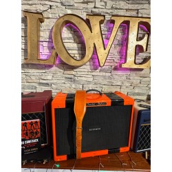 BLUE BELL STRAPS ARTISAN ORANGE STAIN CUSTOM for Al’s Music Factory