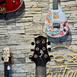 Nik Huber DOLPHIN CUSTOM LEFTY Super Flame Top Curly Mahogany BRAZILIAN ROSEWOOD ( 2010)