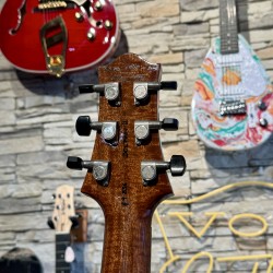 Nik Huber DOLPHIN CUSTOM LEFTY Super Flame Top Curly Mahogany BRAZILIAN ROSEWOOD ( 2010)