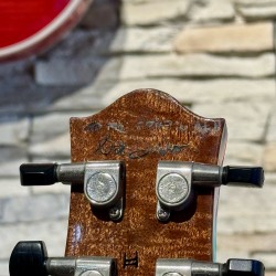 Nik Huber DOLPHIN CUSTOM LEFTY Super Flame Top Curly Mahogany BRAZILIAN ROSEWOOD ( 2010)