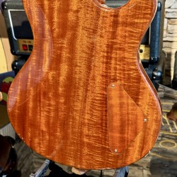 Nik Huber DOLPHIN CUSTOM LEFTY Super Flame Top Curly Mahogany BRAZILIAN ROSEWOOD ( 2010)