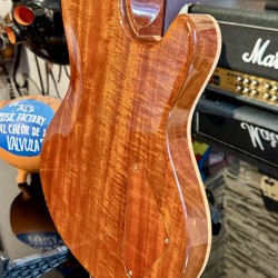 Nik Huber DOLPHIN CUSTOM LEFTY Super Flame Top Curly Mahogany BRAZILIAN ROSEWOOD ( 2010)