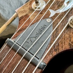 Nik Huber DOLPHIN CUSTOM LEFTY Super Flame Top Curly Mahogany BRAZILIAN ROSEWOOD ( 2010)