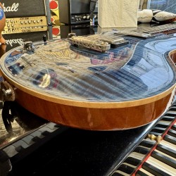 Nik Huber DOLPHIN CUSTOM LEFTY Super Flame Top Curly Mahogany BRAZILIAN ROSEWOOD ( 2010)