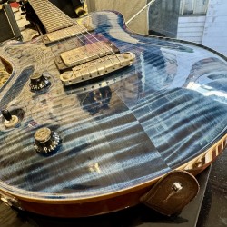 Nik Huber DOLPHIN CUSTOM LEFTY Super Flame Top Curly Mahogany BRAZILIAN ROSEWOOD ( 2010)