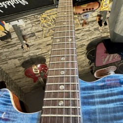 Nik Huber DOLPHIN CUSTOM LEFTY Super Flame Top Curly Mahogany BRAZILIAN ROSEWOOD ( 2010)