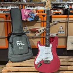 PRS SE SILVER SKY LH DR RW GUITARRA ELECTRICA PARA ZURDOS DERBY RED