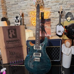 PRS GUITARS LEFTY SLATE BLUE CUSTOM 24 Super Curly Top ZURDA GAUCHER  2026 EN STOCK REAL NO VIRTUAL
