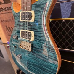 PRS GUITARS LEFTY SLATE BLUE CUSTOM 24 Super Curly Top ZURDA GAUCHER  2026 EN STOCK REAL NO VIRTUAL