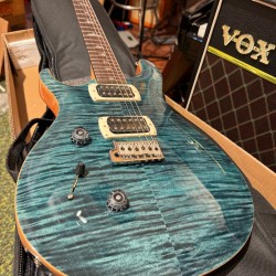 PRS GUITARS LEFTY SLATE BLUE CUSTOM 24 Super Curly Top ZURDA GAUCHER  2026 EN STOCK REAL NO VIRTUAL