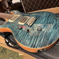 PRS GUITARS LEFTY SLATE BLUE CUSTOM 24 Super Curly Top ZURDA GAUCHER  2026 EN STOCK REAL NO VIRTUAL